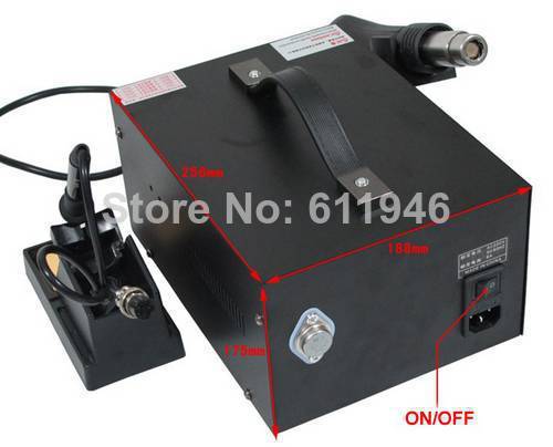 Купить в dhl 1шт. 220В saike 909d пайки пневматический пистолет ...