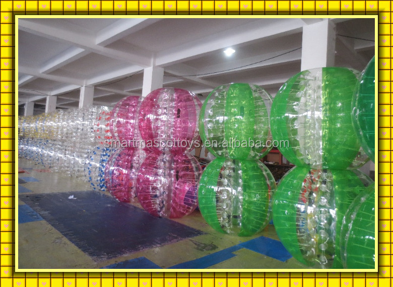 Advanced inflatable bubble ball suit for football inflatable ball suit