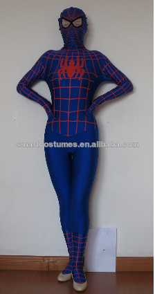 売れ筋スパイダーマン成人ライクラモーフスーツスパイダーマン衣装問屋・仕入れ・卸・卸売り