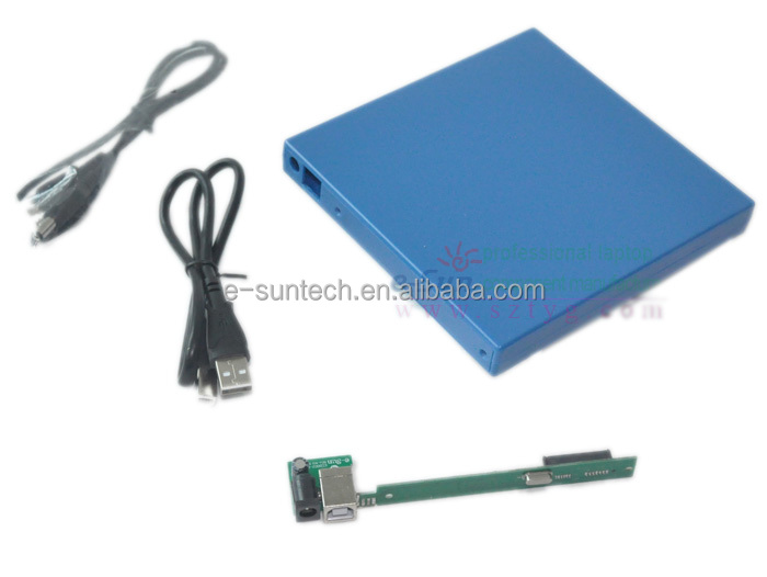 中国卸売ecd002-us外部usb2.0ライターのケースcddvdrwバーナーsata外付け光学ドライブのエンクロージャ問屋・仕入れ・卸・卸売り