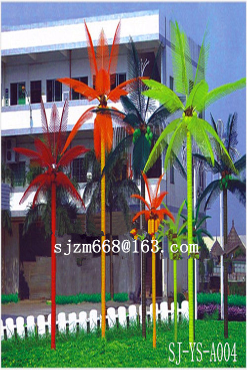 new led coconut tree for holiday decoration