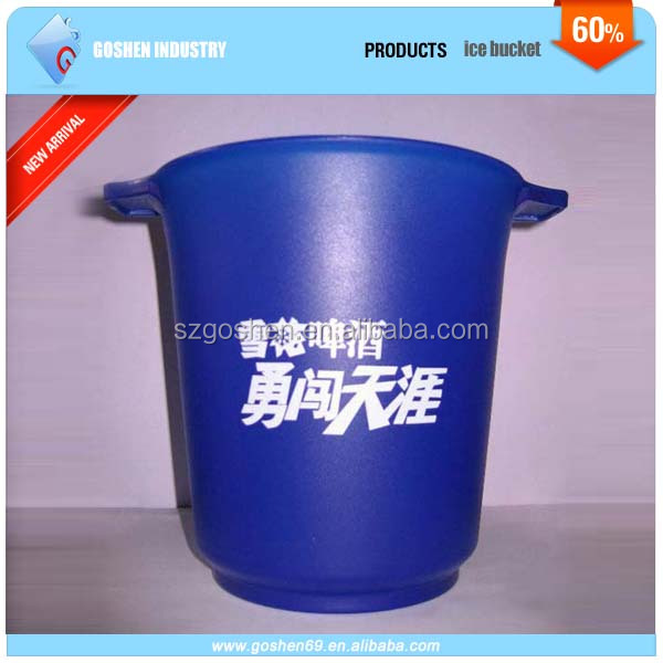 Plastic champagne bucket with led,China Goshen price supplier 21food