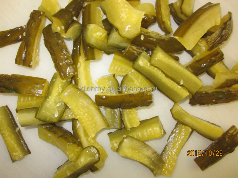 kinds of salted cucumber preserved 3-6,6-9 gherkin in brined in 50kg drum vacuum bag
