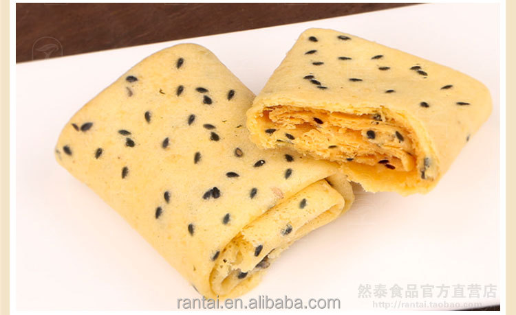 sesame taste egg roll biscuit