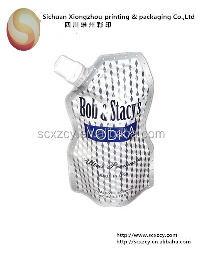 printing standup pouch with spout for coconut water