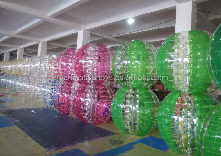 CE,SGS,EN71certification inflatable bubble ball bumperz bubble football