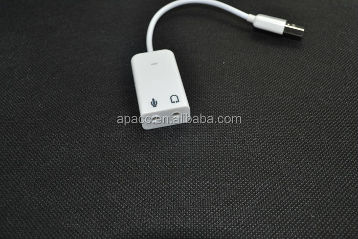 サウンドアダプタusb2.07.1チャンネルwindows用/2000/2003/xp/vista/win7/linux/ひるみ/アンドロイド/mac問屋・仕入れ・卸・卸売り