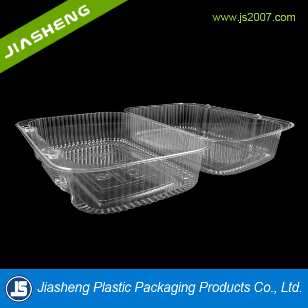 Disposable Square Plastic Tray For Vegetable Fruit
