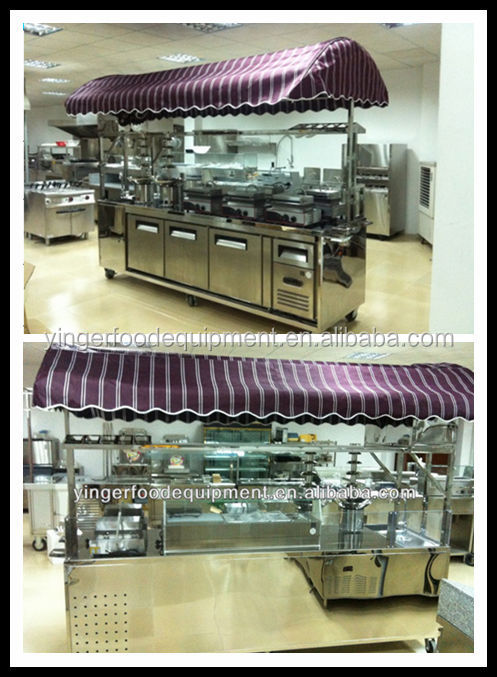 2014 new style Commerical fast food truck design manufactures for sale