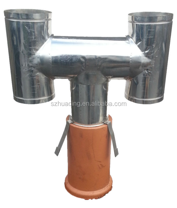 Ce Terracotta Chimney Cowl Clay Chimney Cap Stainless Steel Fireplace