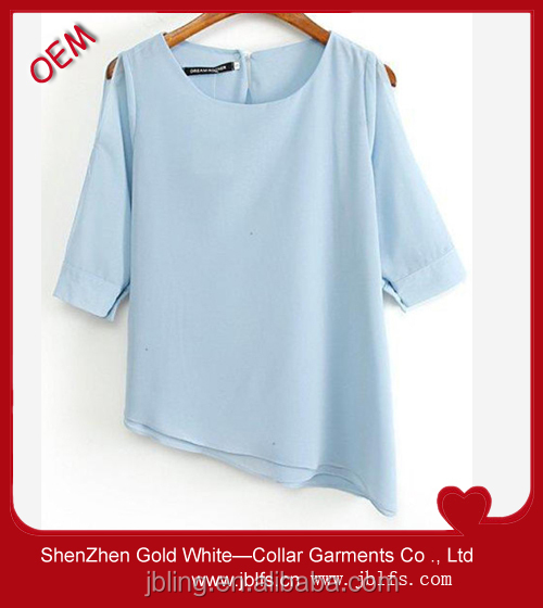 女性の長い袖のデザインtシャツスリム仕入れ・メーカー・工場