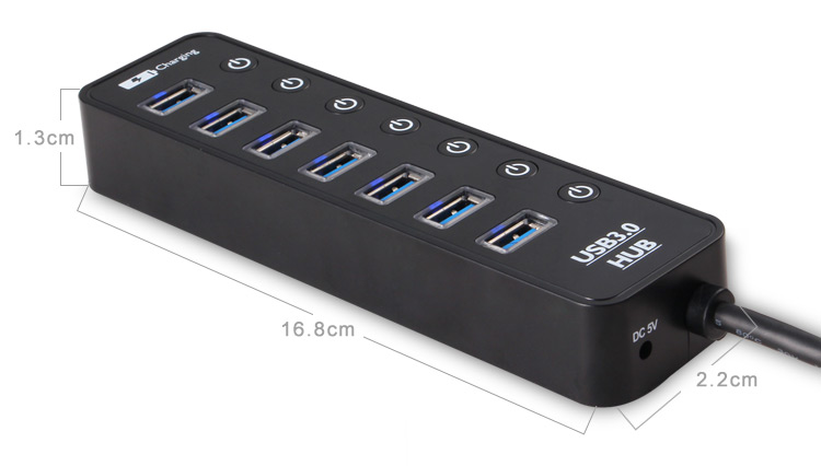 熱い販売の高品質高速USB2.0ハブ7ポート問屋・仕入れ・卸・卸売り