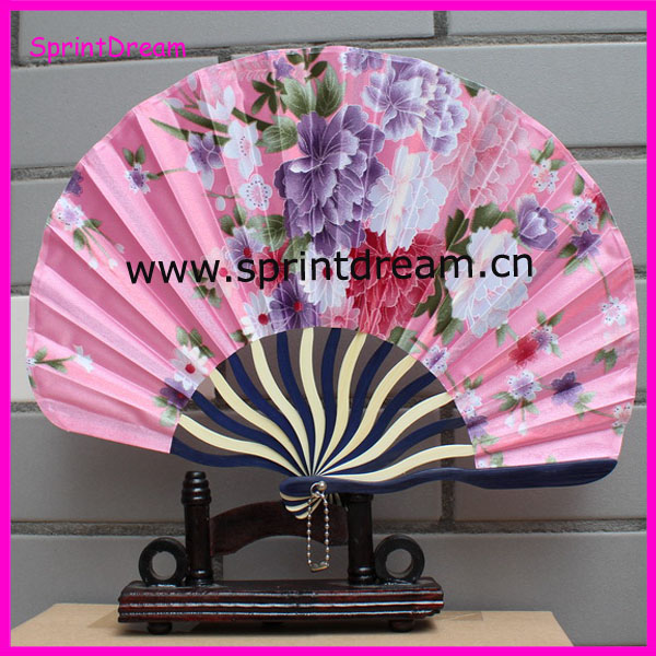 分類された色・花のデザインシルク中国ハンドファンファンファブリックファン問屋・仕入れ・卸・卸売り
