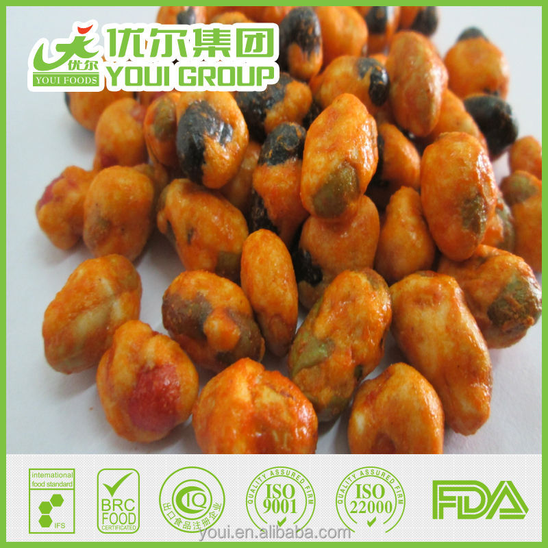 OU KOSHER Certified Wasabi Flavor Dried Roasted Black Beans