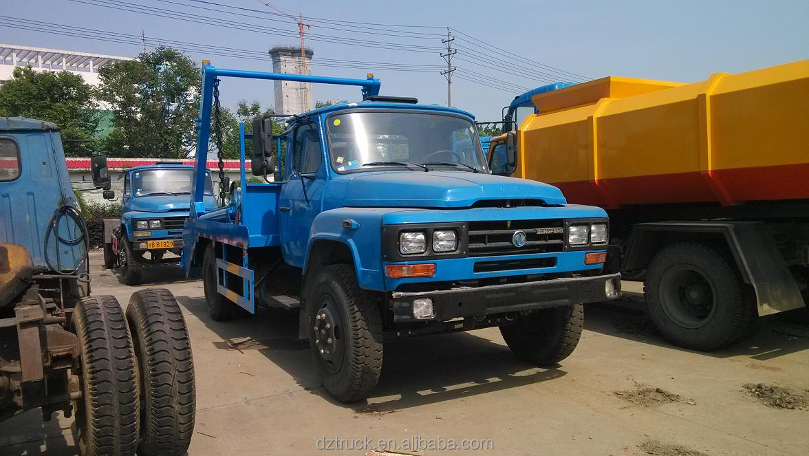 factory manufactured dongfeng140 4*2 rubbish truck for sale