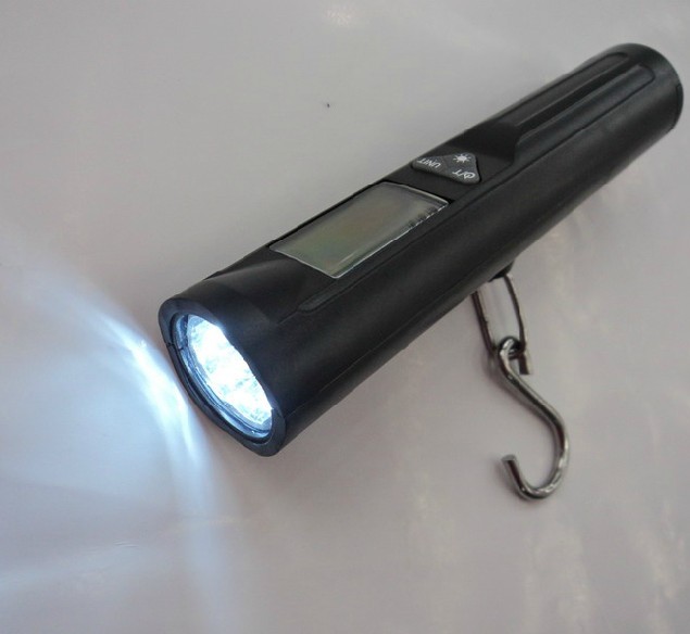 荷物トラベル50kg*10gスケールデジタルハンドヘルドledflahslightとスケールの重さ仕入れ・メーカー・工場