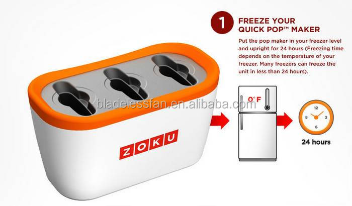 Automatic quick pop ice cream maker