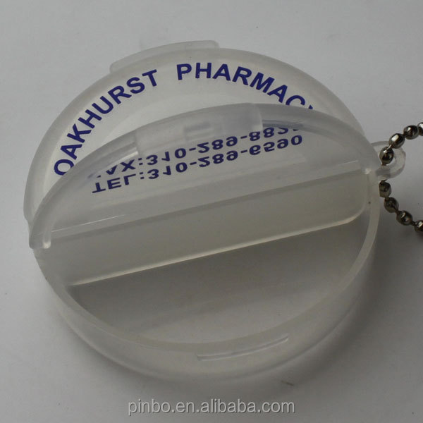 keychainが付いている円形の毎日の丸薬箱問屋・仕入れ・卸・卸売り