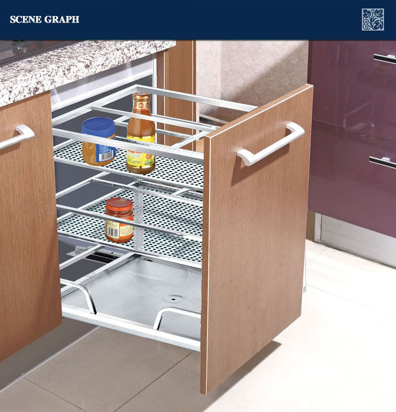 Modern Stainless Steel Kitchen Drawer Basket 201 Buy Kitchen Pull Out Basket,Stainless