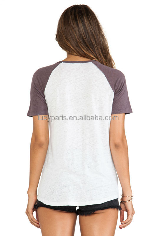 2014年最新短いスリーブ安い女性ファッションtシャツ問屋・仕入れ・卸・卸売り
