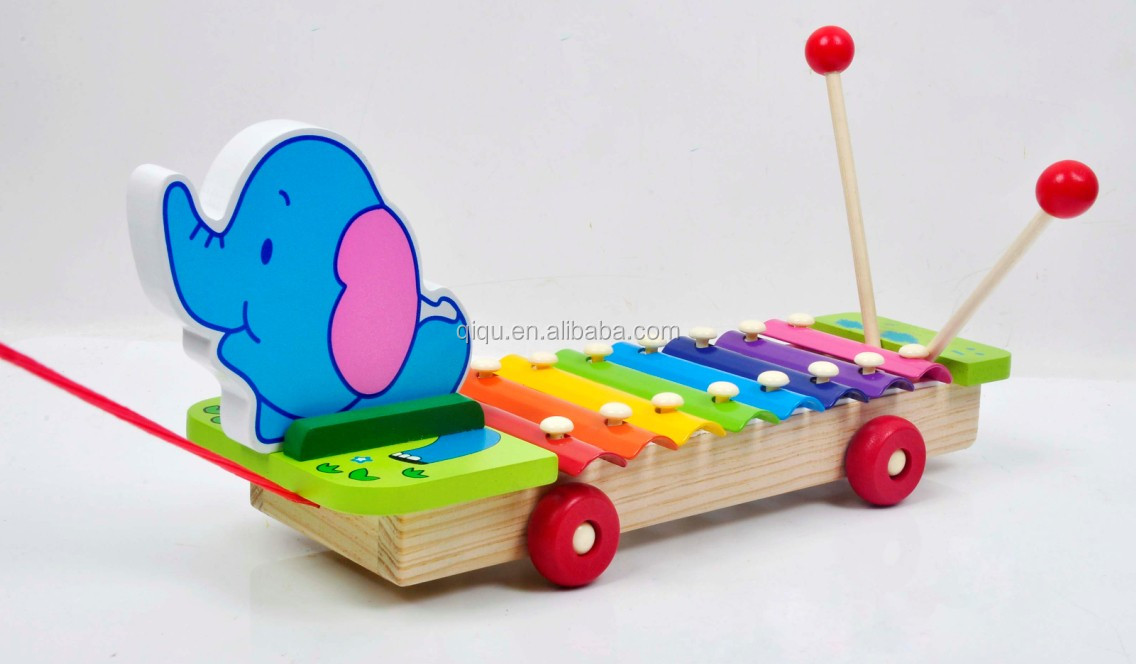象の動物木製ハンドノック木琴おもちゃ音楽問屋・仕入れ・卸・卸売り