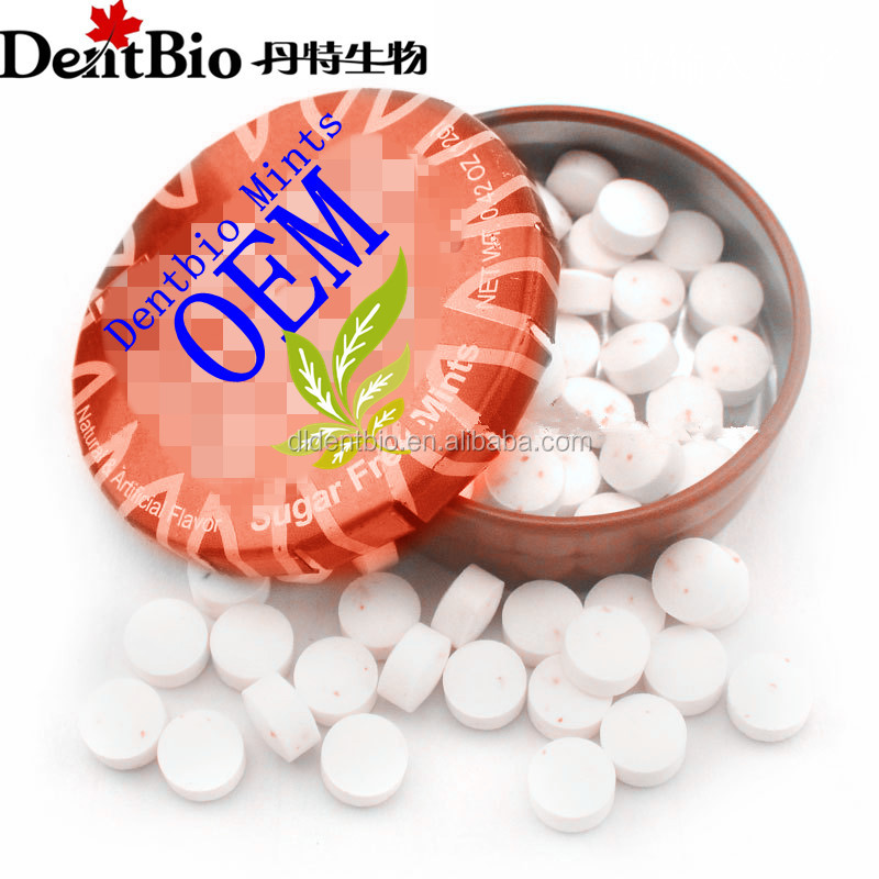 Cinnamon flavour in Click Clack Tin case OEM Sugar Free mints