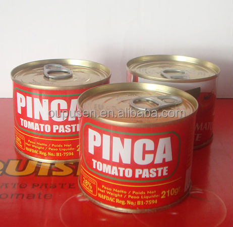 Red Natural Tomato Paste in Tin