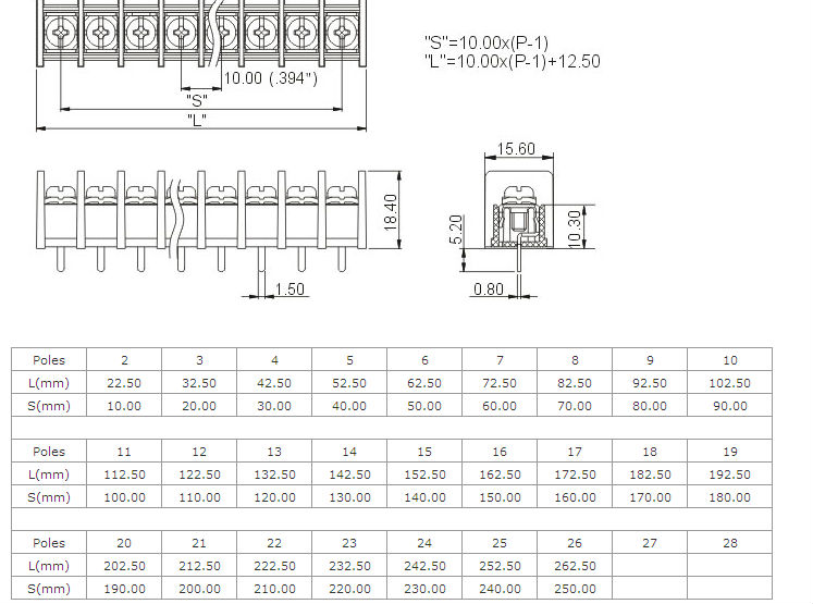 亀の尾quaityバリアターミナルblock_zb55c- a_10.0mm仕入れ・メーカー・工場