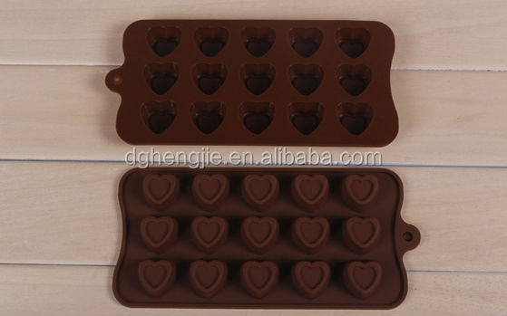 東莞メーカー15pan|chocolatemold|cakeホールの心臓のシリコンベーキングパン問屋・仕入れ・卸・卸売り