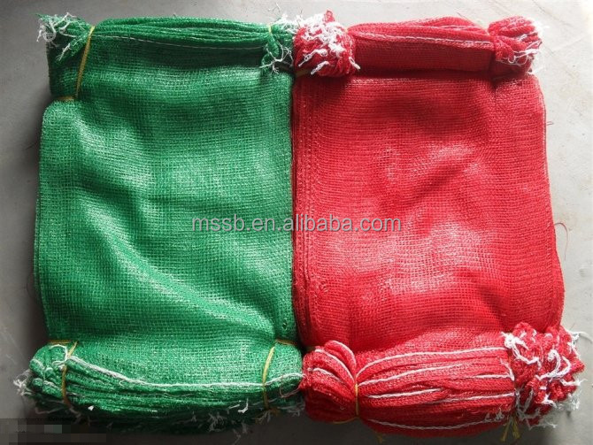 2014 new colorful small plastic net mesh bags fruit bag china wholesale