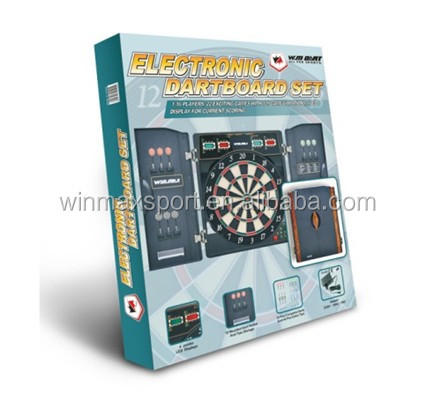 BAR ELECTRO-DART1-16PLAYERS Auto Scorekeeper Electronic blade wire bristle dartboard with Cabinet