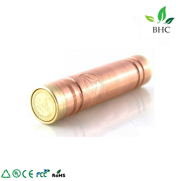 2014 Newest Arrival e cigarette full mechanical mod copper Vanilla mod