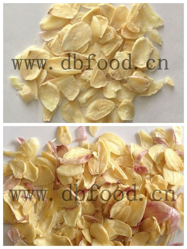 Dry garlic flakes from factory with 2014 new crop
