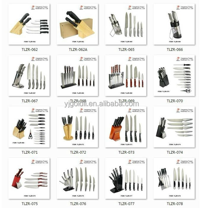 ステンレス鋼の包丁セットtlks- h001問屋・仕入れ・卸・卸売り