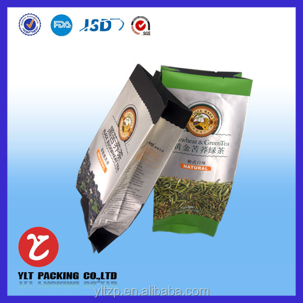 PET/AL/PE standing side gusset 1kg/500g/250g coffee bag/tea bag with valve
