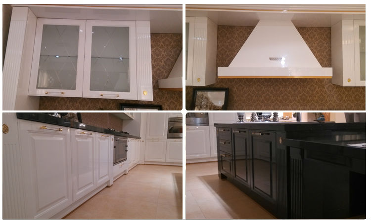 2014 welbom estilo nuevo laca de lujo alacenas de cocina con isla ...