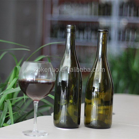 low price 750ml empty glass champagne bottles
