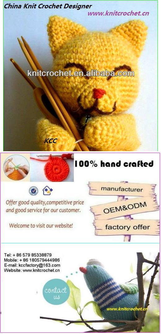 OEMの有機性綿のトルコばち状核突起のラッセル音のかぎ針編み、かぎ針編み犬のおもちゃ、かぎ針編みペットおもちゃ(KCC-CPT009)問屋・仕入れ・卸・卸売り