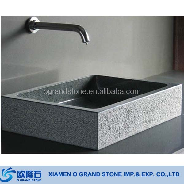 Bathroom Kitchen Wash Hand Basin Elegant Natural Stone G654 Granite Sink Jpg