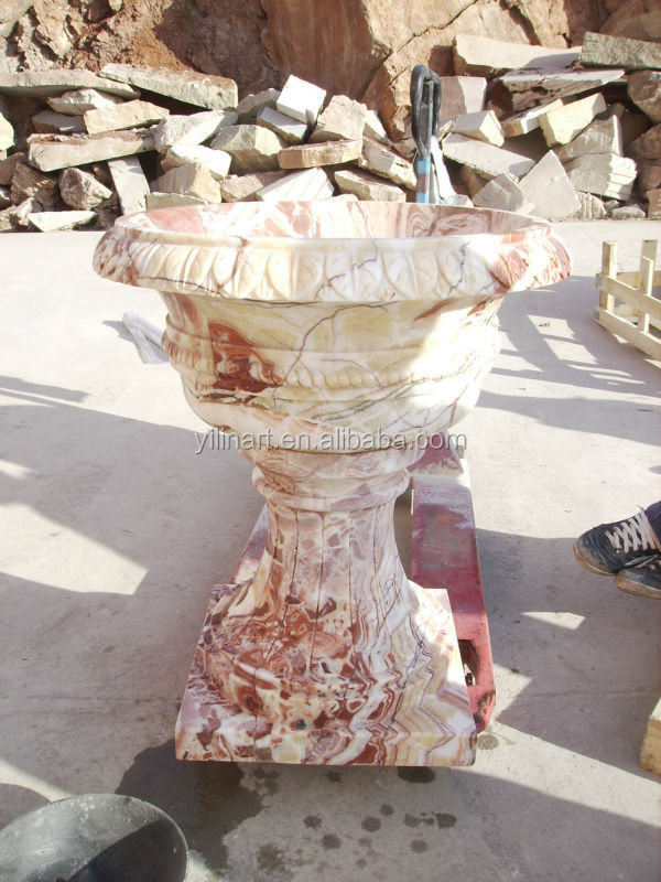 石の植木鉢、 の庭の植木鉢、 の大理石の植木鉢( イル- h185)問屋・仕入れ・卸・卸売り