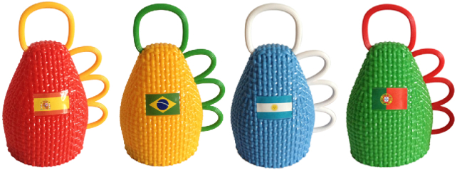 ブラジル2014年caxirolaブラジルサッカーファンホーン問屋・仕入れ・卸・卸売り