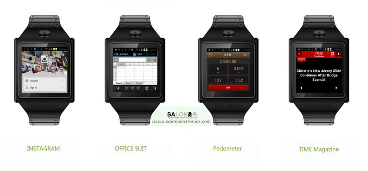 Mtk6577bt4.0a9デュアルコアアンドロイドwifi5mpカメラgps腕時計の電話問屋・仕入れ・卸・卸売り