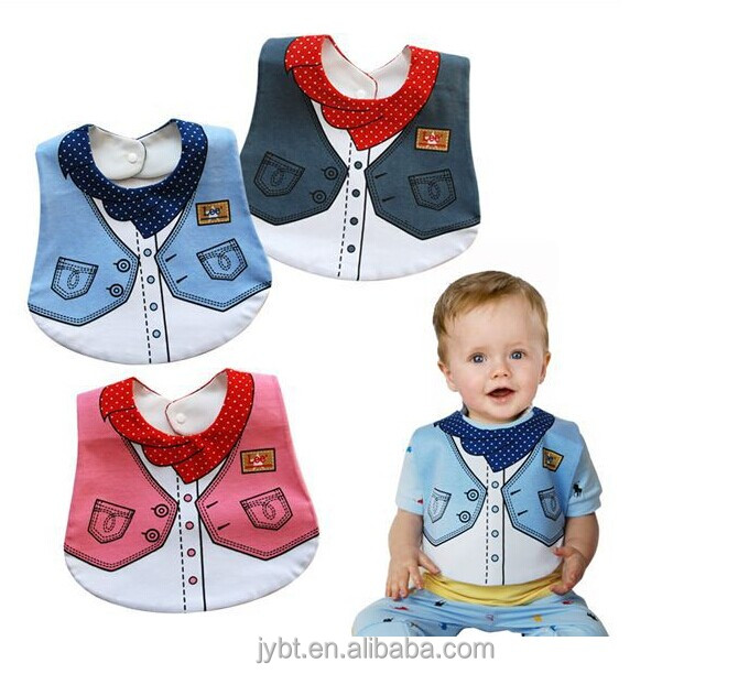 Quality Cotton Feeding large Baby Bib in Superman Tuxedo Bow Tie and Princess Styles問屋・仕入れ・卸・卸売り