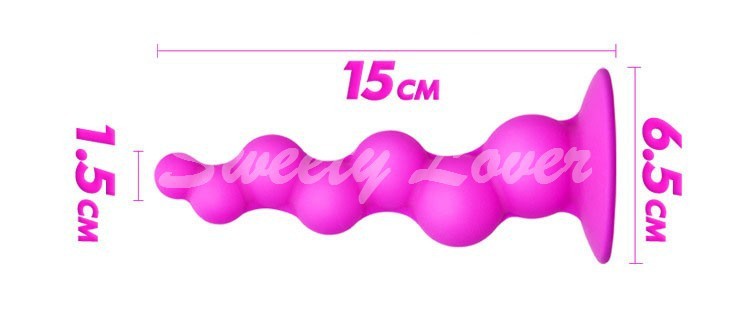 Анальная пробка Pretty Love Booty Passion, фиолетовая BI-014160-0602S - Pretty Love - Анальные пробки - Купить