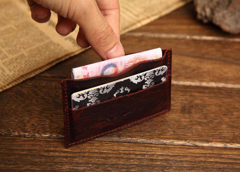 Italian Leather Leather Card Wallet Purse (13)
