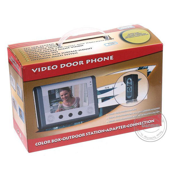 Yb- 801m11高品質7インチビデオドア電話ドアベルインターコムキット1- カメラ1- モニターナイトビジョン問屋・仕入れ・卸・卸売り