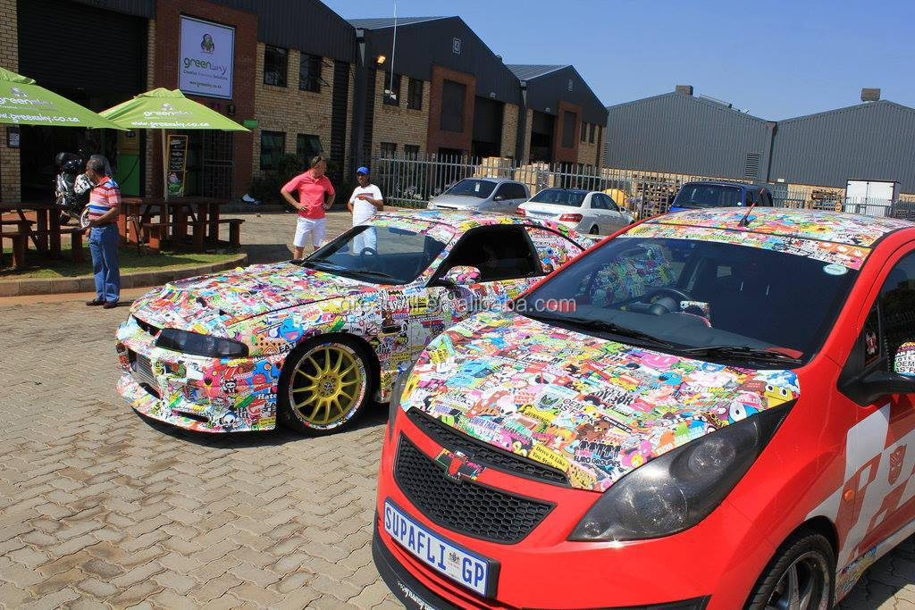 高品質爆弾のステッカー、 爆弾ステッカーのビニール、 ビニールラップstickerbomb自動車ステッカー問屋・仕入れ・卸・卸売り
