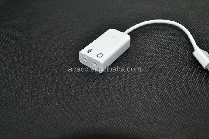 Usb2.0仮想7.1チャンネルオーディオサウンドカードのアダプター問屋・仕入れ・卸・卸売り