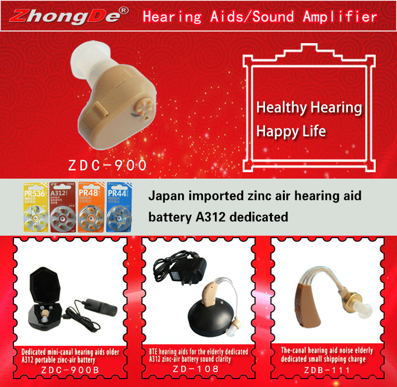 MINI sound amplifier Invisible in canal hearing aids (IIC)