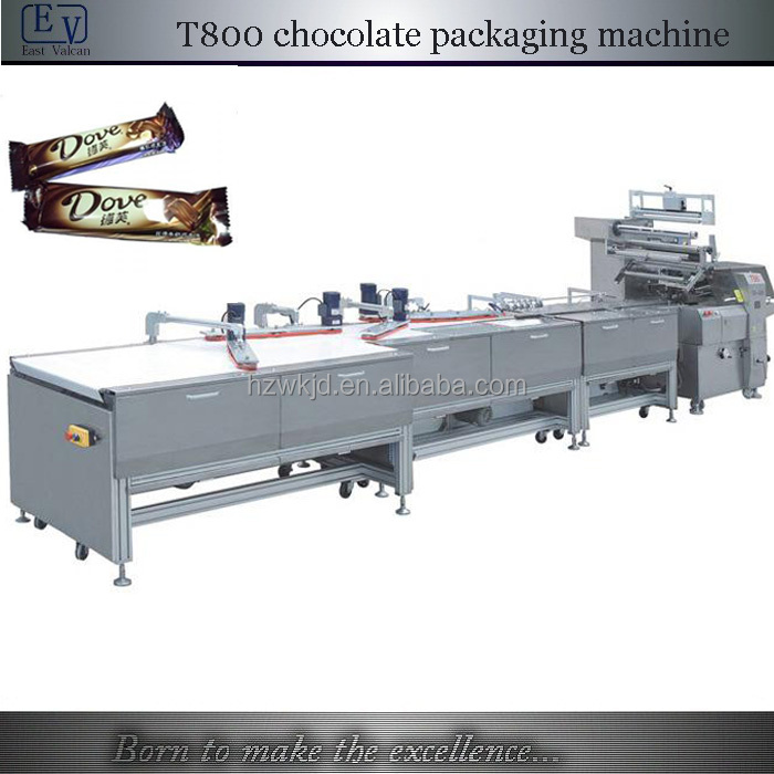 automatic chocolate bar packing machine